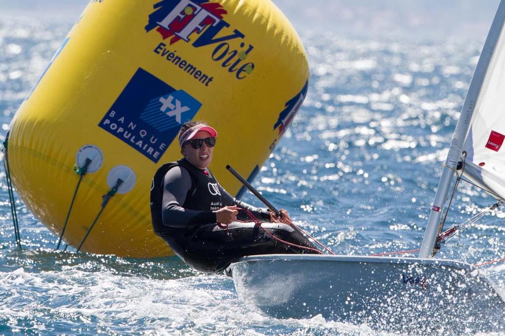 Laser Radial - ISAF Sailing World Cup Hyeres 2013 Day 3 © Thom Touw http://www.thomtouw.com